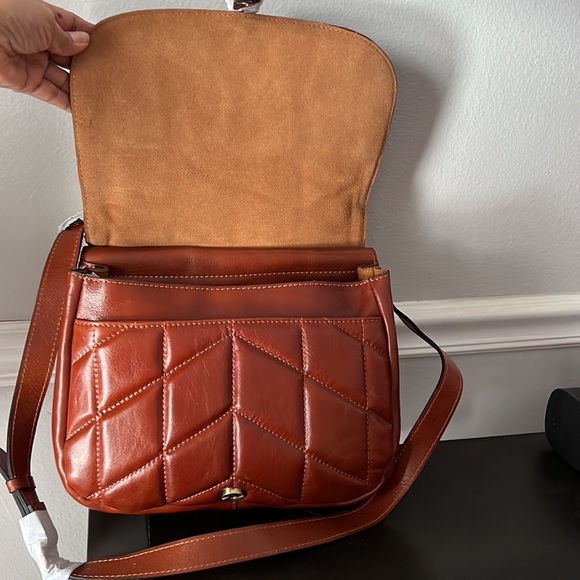 Patricia Nash Saddle Leather bag: Color Tan - Picture 6 of 10